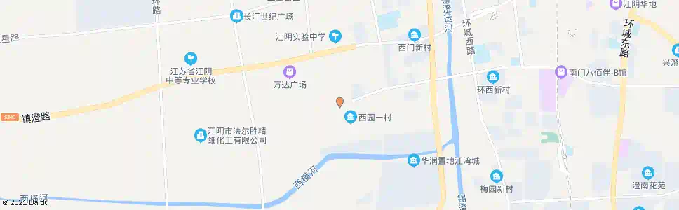 无锡西园菜场_公交站地图_无锡公交_妙搜公交查询2025