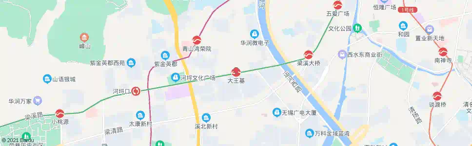 无锡大王基_公交站地图_无锡公交_妙搜公交查询2025