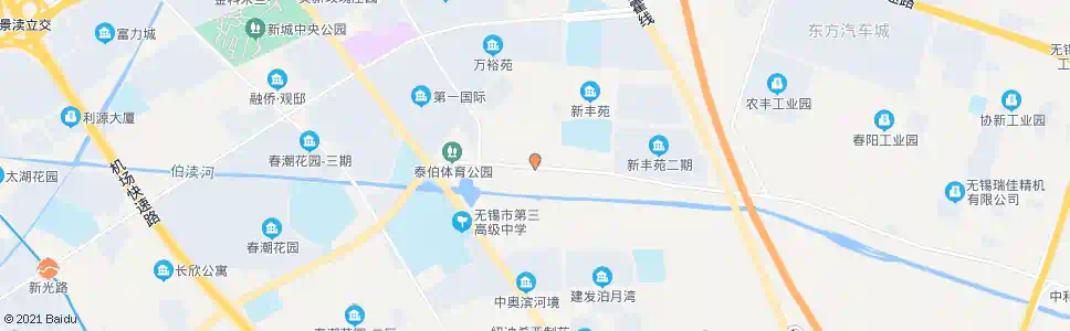无锡新坊路(泰伯大道)_公交站地图_无锡公交_妙搜公交查询2025
