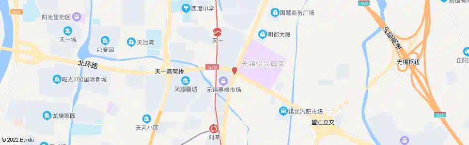 无锡北环路(惠山大道)_公交站地图_无锡公交_妙搜公交查询2025