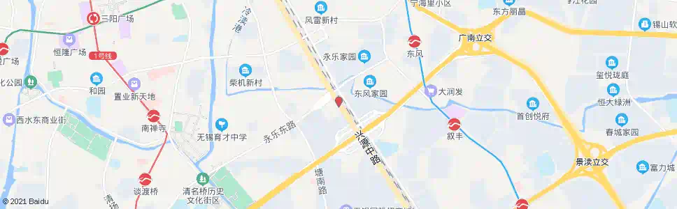 无锡兴竹立交_公交站地图_无锡公交_妙搜公交查询2025