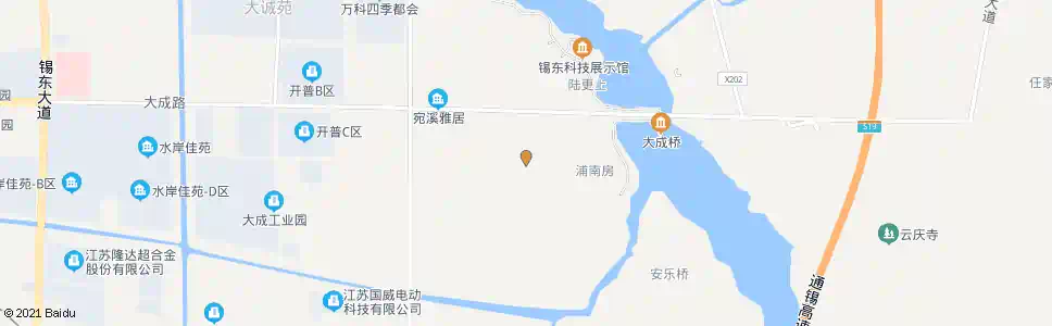 无锡太芙村_公交站地图_无锡公交_妙搜公交查询2025