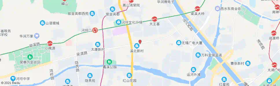 无锡溪北新村_公交站地图_无锡公交_妙搜公交查询2025