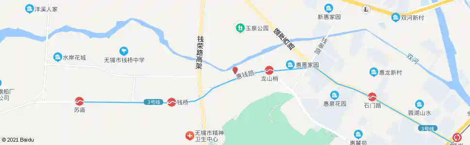 无锡怡景苑_公交站地图_无锡公交_妙搜公交查询2025