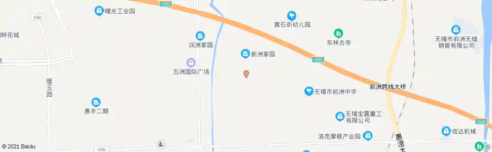 无锡新洲家园一期_公交站地图_无锡公交_妙搜公交查询2025