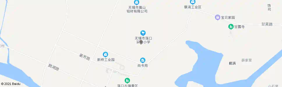 无锡荡口小学_公交站地图_无锡公交_妙搜公交查询2025