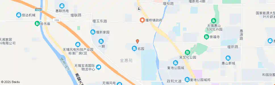 无锡名园_公交站地图_无锡公交_妙搜公交查询2025