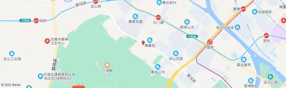 无锡石门路(惠钱路)_公交站地图_无锡公交_妙搜公交查询2025