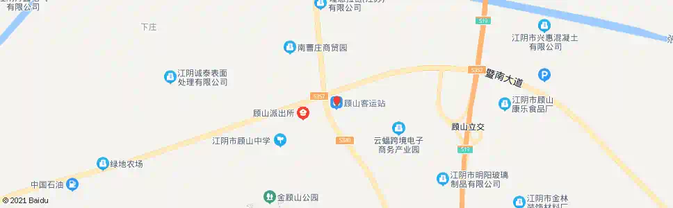 无锡顾山客运站_公交站地图_无锡公交_妙搜公交查询2025