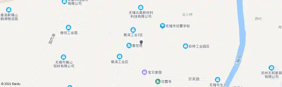 无锡甘露停车场_公交站地图_无锡公交_妙搜公交查询2025