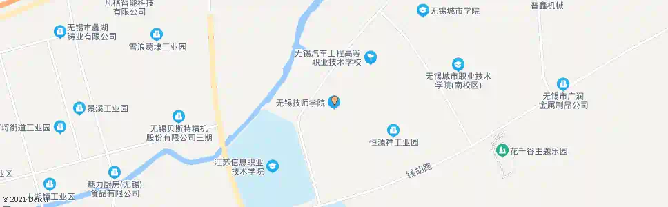 无锡无锡技师学院_公交站地图_无锡公交_妙搜公交查询2025