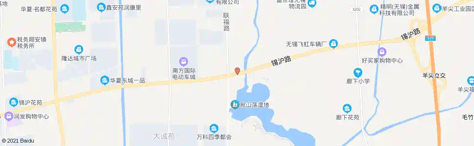无锡白米荡桥_公交站地图_无锡公交_妙搜公交查询2025