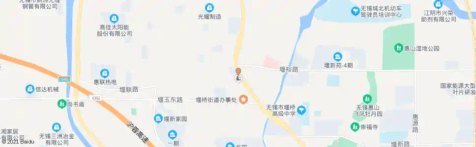 无锡锡澄路(堰裕路)_公交站地图_无锡公交_妙搜公交查询2025