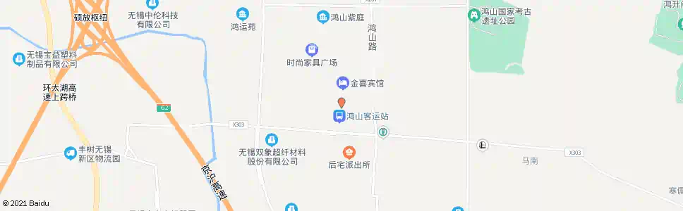 无锡后宅_公交站地图_无锡公交_妙搜公交查询2025