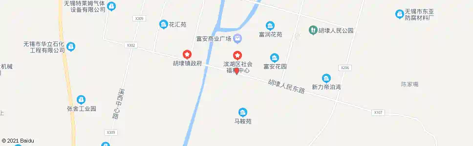 无锡芙蓉北路(胡埭人民路)_公交站地图_无锡公交_妙搜公交查询2025
