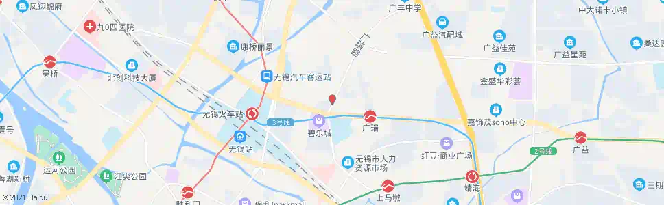 无锡广瑞路(锡沪路)_公交站地图_无锡公交_妙搜公交查询2025
