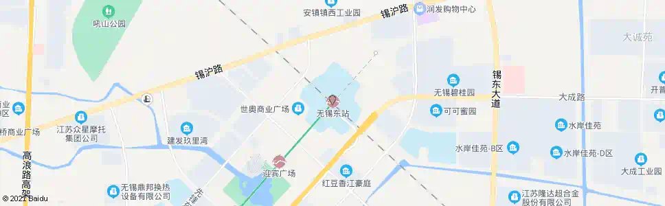 无锡新城东站_公交站地图_无锡公交_妙搜公交查询2025