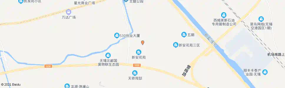 无锡新安花苑一区_公交站地图_无锡公交_妙搜公交查询2025