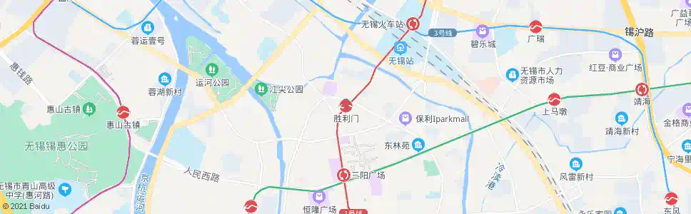 无锡新交电胜利门(婚庆礼仪总汇)_公交站地图_无锡公交_妙搜公交查询2025