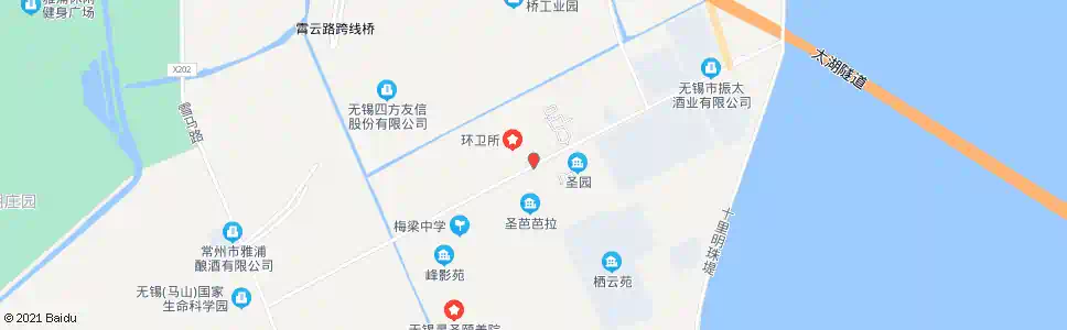 无锡圣芭芭拉(乐山新村)_公交站地图_无锡公交_妙搜公交查询2025