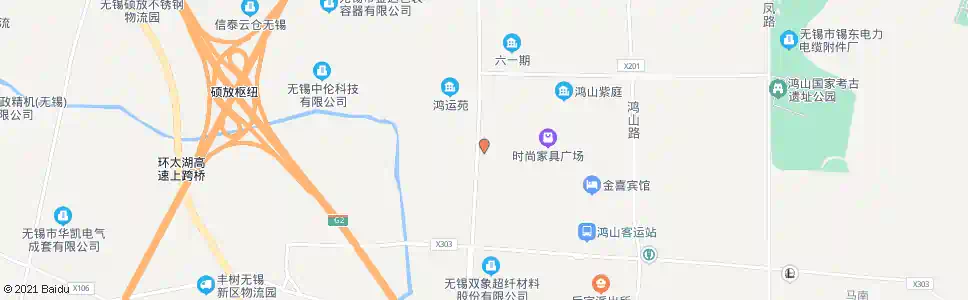 无锡锦鸿路_公交站地图_无锡公交_妙搜公交查询2025