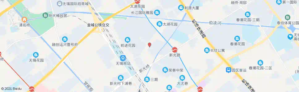 无锡太湖花园新村_公交站地图_无锡公交_妙搜公交查询2025