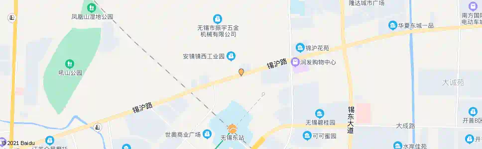 无锡荟丰路(锡沪路)_公交站地图_无锡公交_妙搜公交查询2025