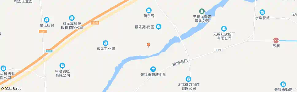 无锡工区路(藕塘北路)_公交站地图_无锡公交_妙搜公交查询2025