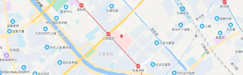无锡人民医院站_公交站地图_无锡公交_妙搜公交查询2025