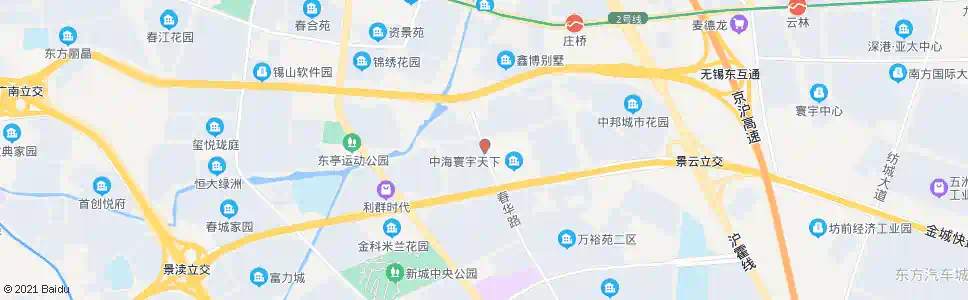 无锡春合路(国信世家)_公交站地图_无锡公交_妙搜公交查询2025