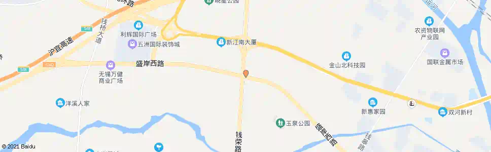 无锡盛岸花园_公交站地图_无锡公交_妙搜公交查询2025
