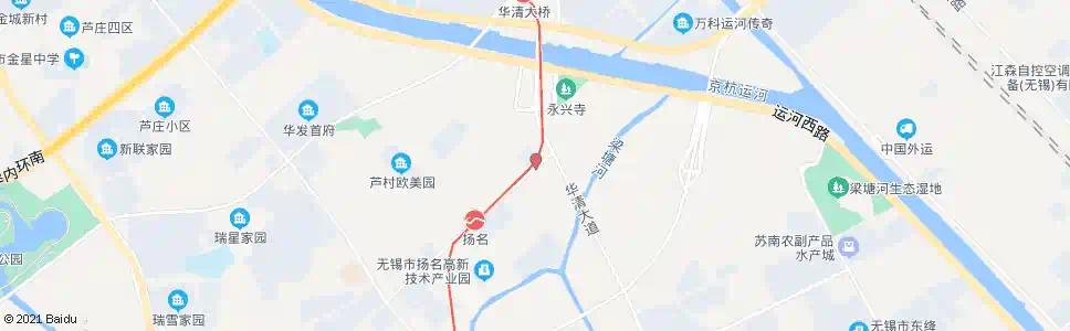 无锡永兴寺(梁东路)_公交站地图_无锡公交_妙搜公交查询2025