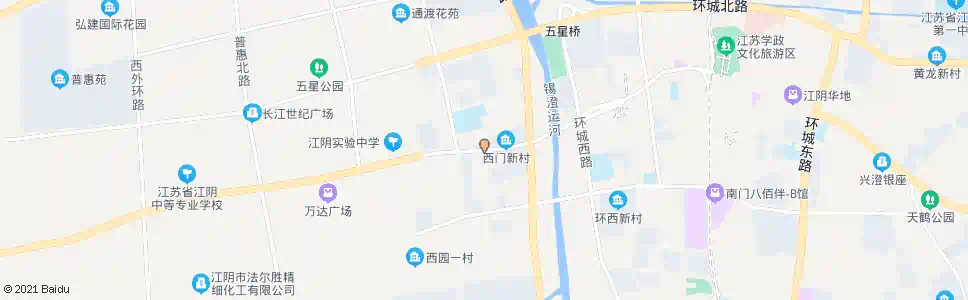 无锡西郊中心小学_公交站地图_无锡公交_妙搜公交查询2025