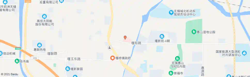 无锡堰桥中心医院_公交站地图_无锡公交_妙搜公交查询2025