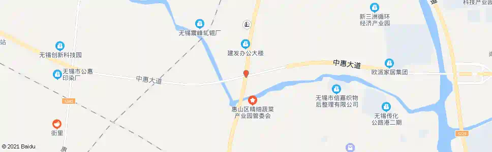无锡惠澄大道(中惠大道)_公交站地图_无锡公交_妙搜公交查询2025
