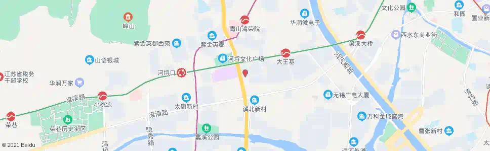 无锡河埒新村_公交站地图_无锡公交_妙搜公交查询2025