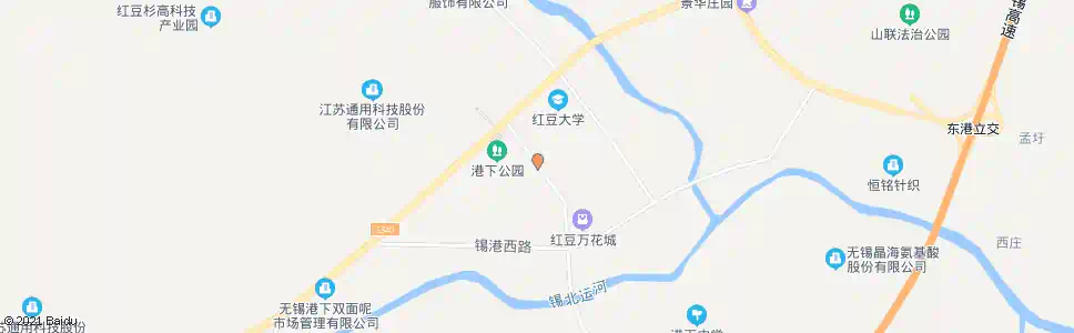 无锡红豆花园_公交站地图_无锡公交_妙搜公交查询2025