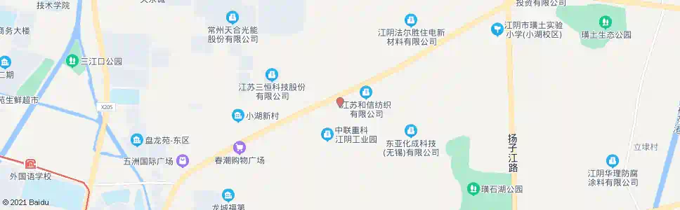 无锡小湖工业园_公交站地图_无锡公交_妙搜公交查询2025