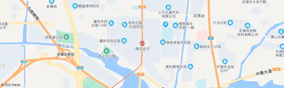 无锡锡北运河站_公交站地图_无锡公交_妙搜公交查询2025