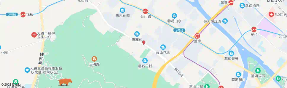无锡严家棚_公交站地图_无锡公交_妙搜公交查询2025
