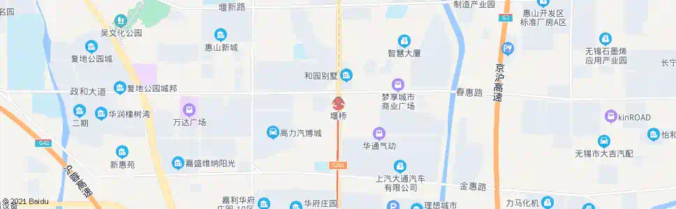 无锡堰桥_公交站地图_无锡公交_妙搜公交查询2025