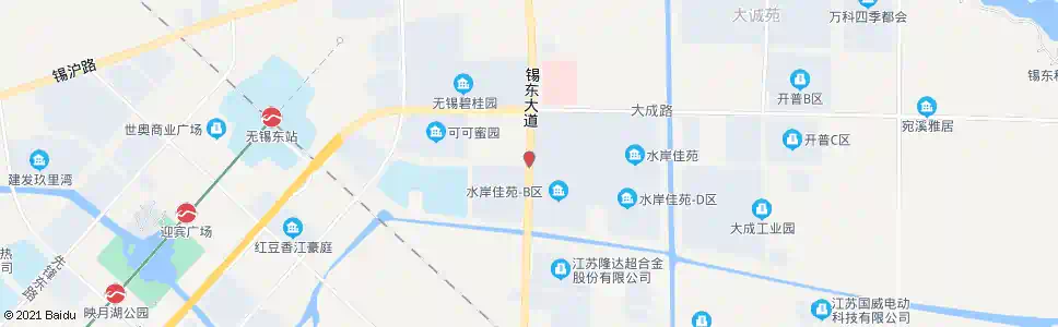 无锡水岸佳苑_公交站地图_无锡公交_妙搜公交查询2025
