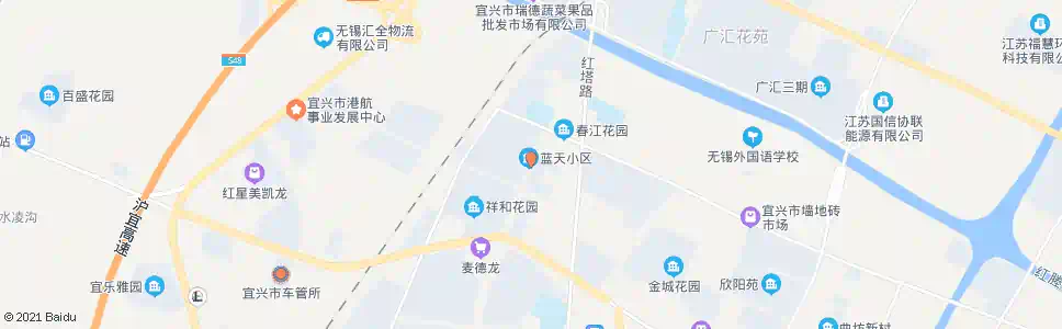 无锡蓝天小区一村_公交站地图_无锡公交_妙搜公交查询2025