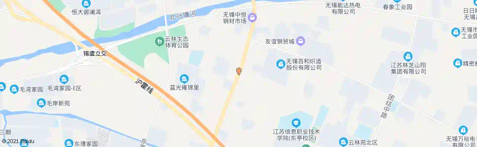 无锡春雷村_公交站地图_无锡公交_妙搜公交查询2025