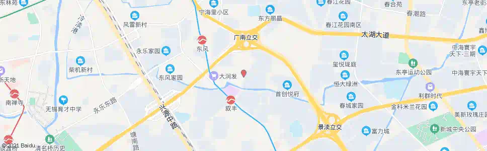 无锡欧典家园_公交站地图_无锡公交_妙搜公交查询2025