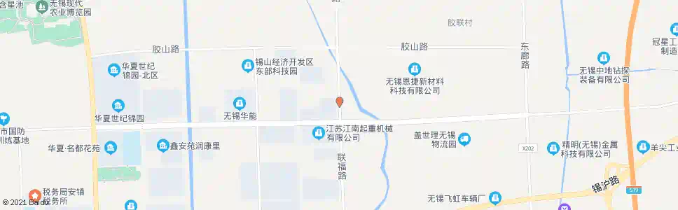 无锡胶阳路(联福路)_公交站地图_无锡公交_妙搜公交查询2025