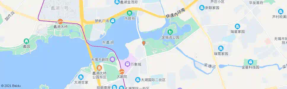 无锡蠡湖隧道_公交站地图_无锡公交_妙搜公交查询2025