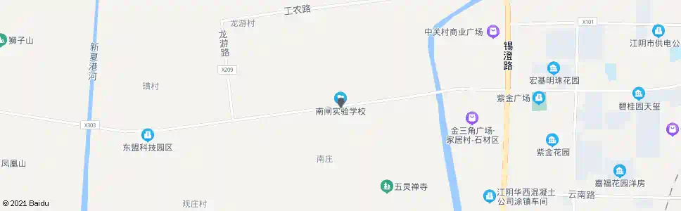 无锡南闸中学_公交站地图_无锡公交_妙搜公交查询2025