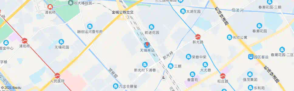 无锡西庄路口(南行)_公交站地图_无锡公交_妙搜公交查询2025