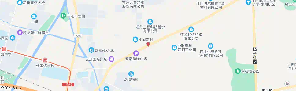 无锡小湖市场_公交站地图_无锡公交_妙搜公交查询2025